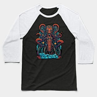 Mecha Octopus Armored Baseball T-Shirt